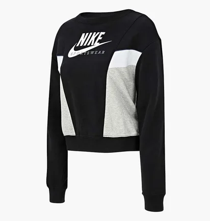 Світшот жіночий Nike W Nsw Heritage Crew Flc Black CZ8598-010