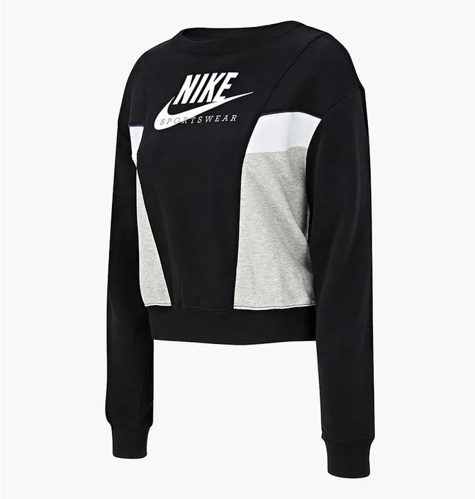 Світшот жіночий Nike W Nsw Heritage Crew Flc Black CZ8598-010