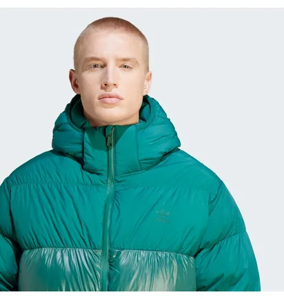 Пуховик чоловічий Adidas Adicolor Down Regen Hooded Puffer Jacket Green IL2566