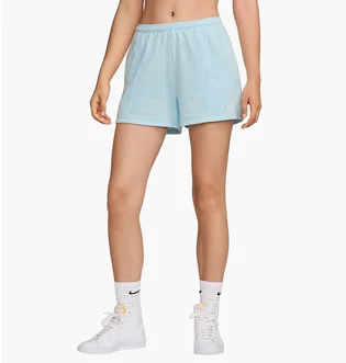 Шорты женские Nike Sportswear Chill Terry WomenS Mid-Rise Shorts Light Blue HF6940-474