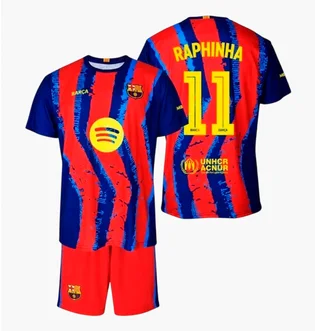Футбольная форма детская FC Barcelona Lamine Yamal Blue/Red BC59ER