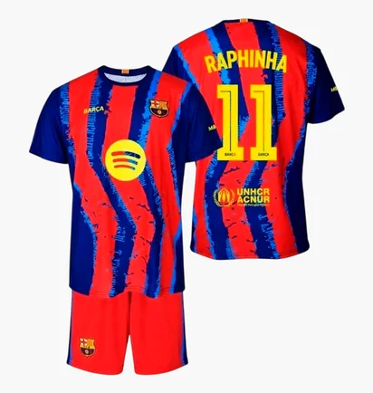Футбольная форма детская FC Barcelona Lamine Yamal Blue/Red BC59ER