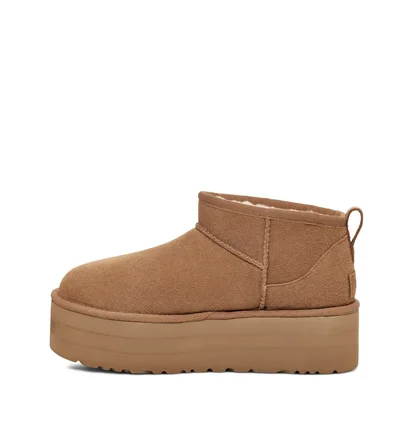 Уггі жіночі UGG Classic Ultra Mini Platform Boot Chestnut Brown 1135092-CHE