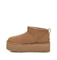 Уггі жіночі UGG Classic Ultra Mini Platform Boot Chestnut Brown 1135092-CHE