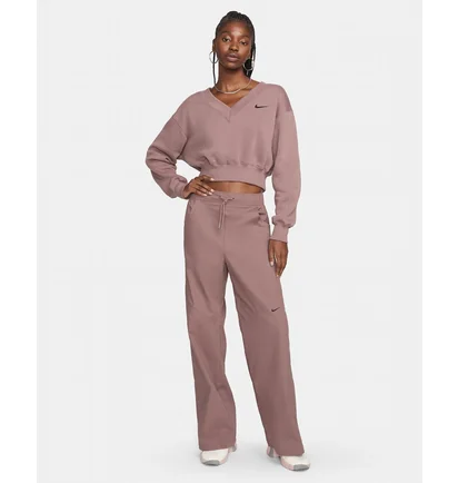 Штаны женские Nike Sportswear Essentials Woven High-Rise Pants Brown FB8284-208