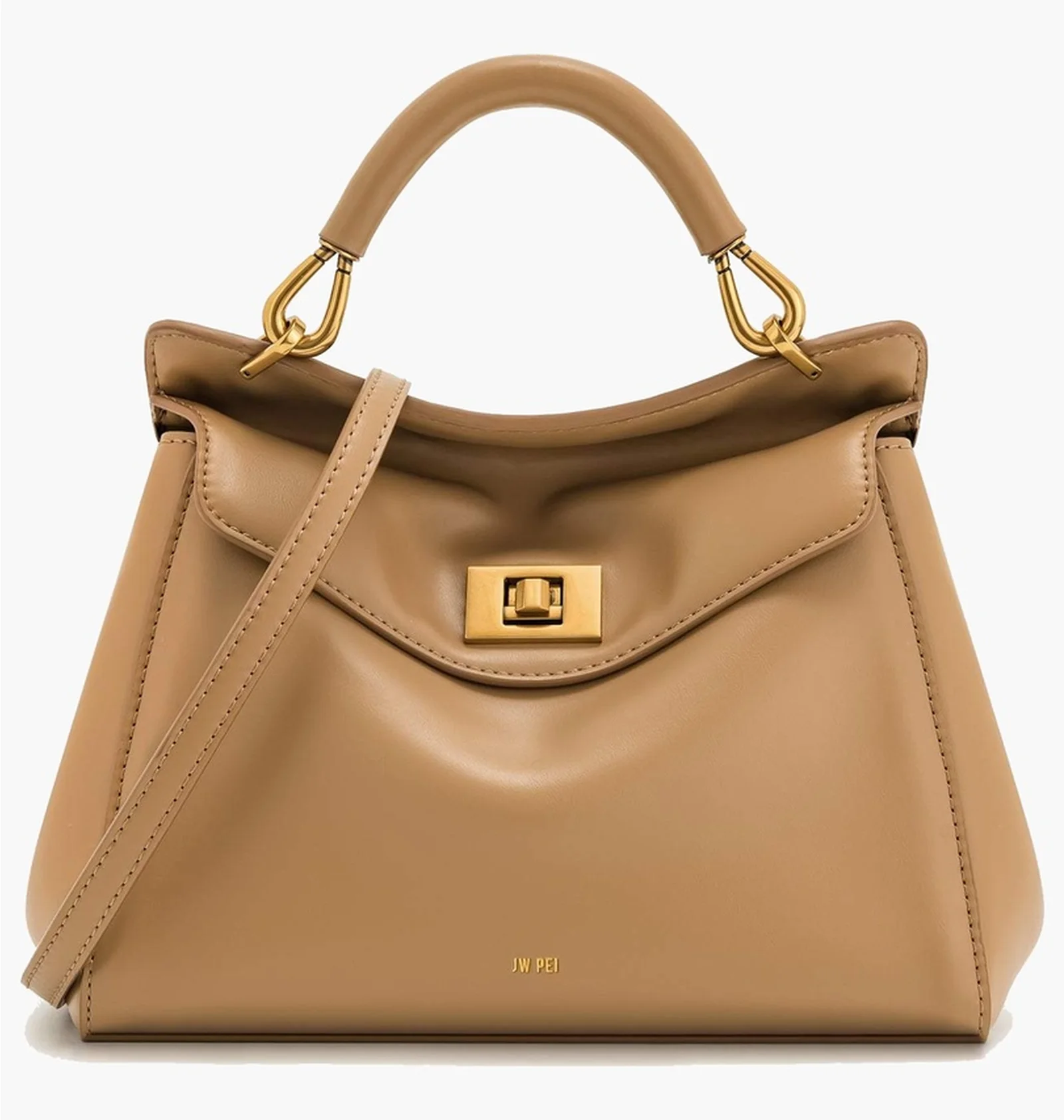 ᐉ Сумка жіноча JW PEI Lucia Classic Top Handbag Brown