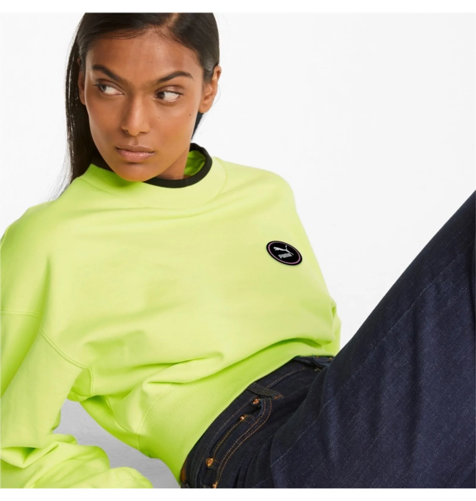 ᐉ Свитшот женский Puma Swxp Green 533562-29 - купить в интернет