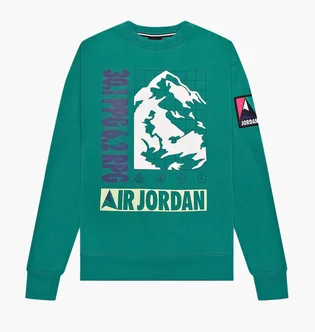 Свитшот мужской Air Jordan Winter Utility MenS Fleece Crew Turquoise CT3491-370
