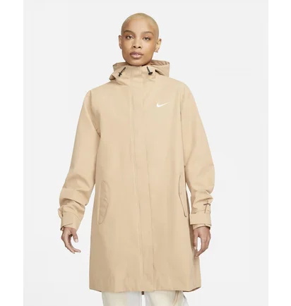 Парка жіноча Nike W Nsw Essntl Sf Wvn Prka Jkt Beige Dm6245-200