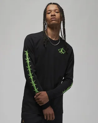 Лонгслив мужской Air Jordan T-Shirt Flight Mvp Black DV1480-010