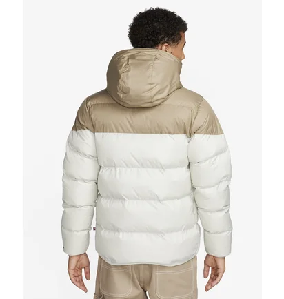 Пуховик чоловічий Nike Sf Wr Pl-Fld Hd Jkt Beige/White FB8185-247