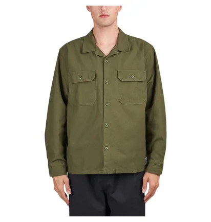 Рубашка мужская OBEY Minus Shirt Olive 181200373-ARM