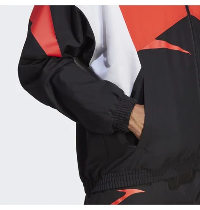 Куртка мужская Adidas Colorblock Track Jacket Black/Orange Ic3694