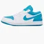 Кросівки чоловічі Air Jordan Air 1 Low Light Blue/White 553558-174