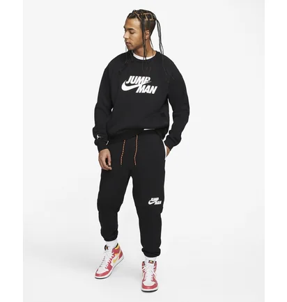 Свитшот мужской Air Jordan M J Jmpmn Flc Crew Black DJ0240-010