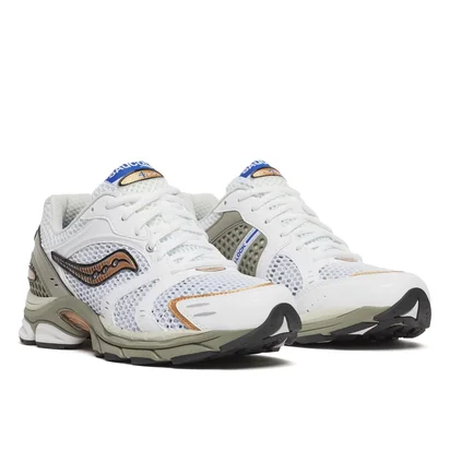 Кроссовки унисекс Saucony Progrid Triumph 4 White/Olive S70704-25