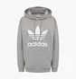 Толстовка женская Adidas Trefoil Hoodie Grey FM3304