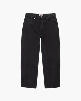 Штаны мужские Stussy Washed Canvas Big Ol Jeans Black 116618-0001
