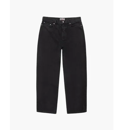 Штаны мужские Stussy Washed Canvas Big Ol Jeans Black 116618-0001