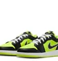 Кроссовки детские Air Jordan 1 Low Se Black Cat Volt Black/Green DX6666-701