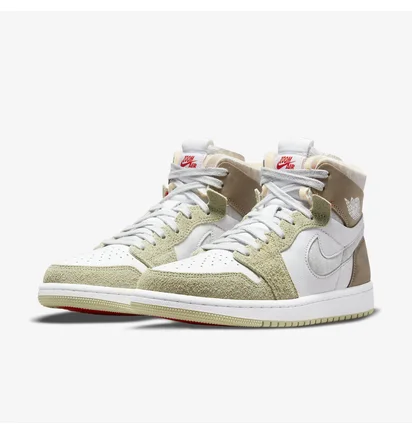 Кросівки жіночі Air Jordan 1 Zoom White/Beige CT0979-102