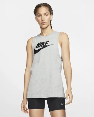 Майка женская Nike Womens Muscle Tank Grey CW2206-063
