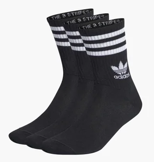 Шкарпетки унісекс Adidas Black (3 пари) IL5022
