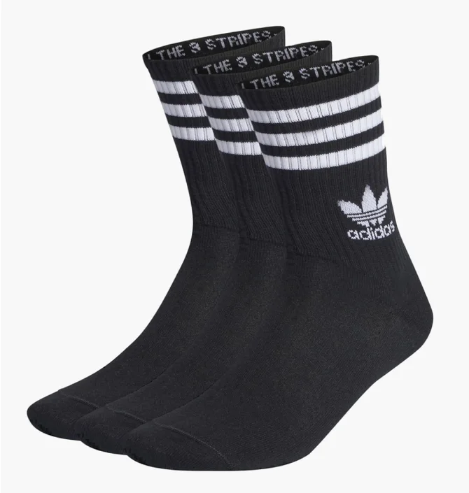Носки унисекс Adidas Black (3 пары) IL5022