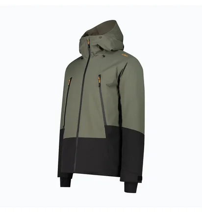 Куртка мужская CMP Fix Hood Twill Olive/Black 34W2037-E943