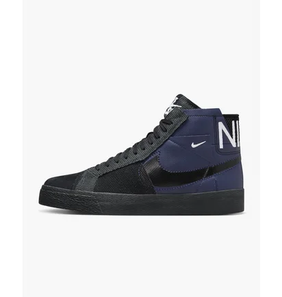 Кросівки унісекс Nike Sb Zoom Blazer Mid Premium Skate Shoes Blue/Black FD5113-400