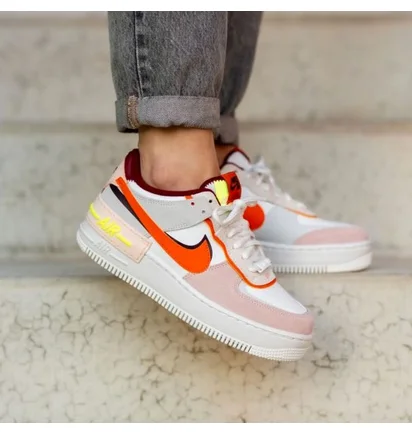 Кроссовки женские Nike Air Force 1 Shadow Surfaces In Team White/Pink CU8591-600