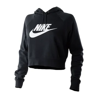 Худи женское Nike W Nsw Essntl Flc Gx Crop Hdy Black CJ6327-010