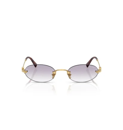 Солнцезащитные очки женские Miu Miu Logo Mu A54S Grey A54S-5AK04O-51