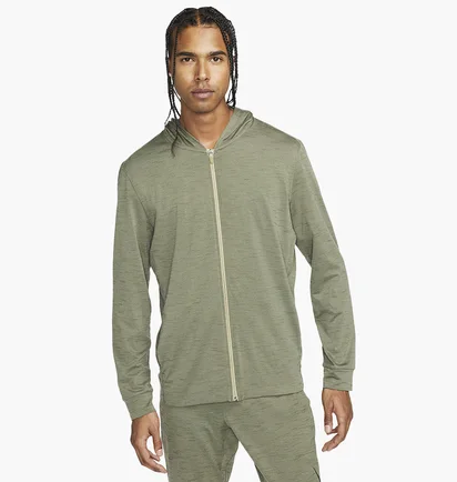 Толстовка мужская Nike Ny Df Top Fz Olive CZ2217-276
