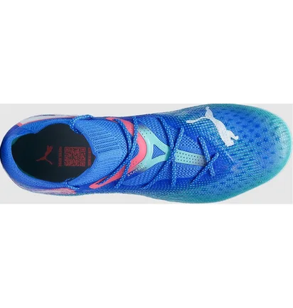 Бутсы унисекс Puma Future 7 Ultimate Fg/Ag Blue/Turquoise 107917-01