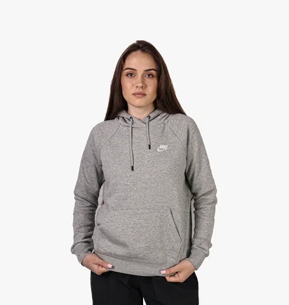 Худи женское Nike W Essential Fleece Hoodie Grey BV4124-063