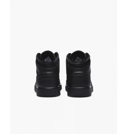 Кроссовки детские Air Jordan 1 Mid Black 554725-091