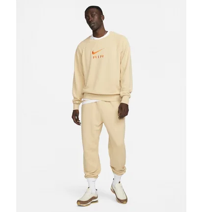 Свитшот мужской Nike Air Ft Hoodie Yellow DV9829-252