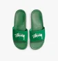 Тапочки мужские Nike Slide Stussy Green Dc5239-300
