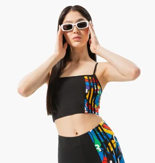 Топ жіночий Adidas Top Crop Black Hc4465
