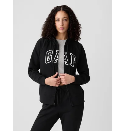 Толстовка жіноча Gap Fullzip Logo Black 463503-02