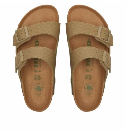 Сандалі чоловічі Birkenstock Arizona Textile Brown 1023958