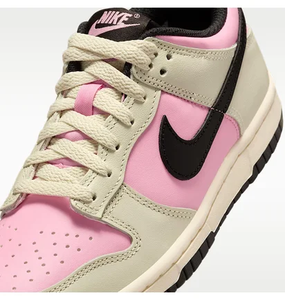 Кроссовки детские Nike Dunk Low Big Kids Shoes Beige/Pink FB9109-601