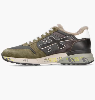 ᐉ Кросівки чоловічі Premiata Mick 6417 Black/Olive MICK6417