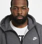 Толстовка чоловіча Nike M Nsw Club Hoodie Fz Bb Grey BV2645-071