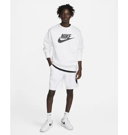 Свитшот мужской Nike Sportswear Club Fleece White DQ4912-100