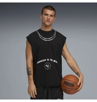 Футболка чоловіча Puma Swish N Ink Oversized Cut Off Black 634663-01