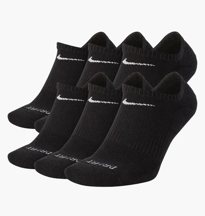 Носки унисекс Nike Everyday Black (6 пар) SX7675-010