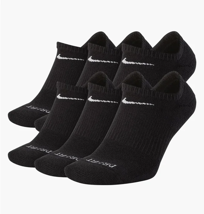 Носки унисекс Nike Everyday Black (6 пар) SX7675-010