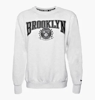 Свитшот мужской Nike Bkn M Nk Flc Crew Cts 75 Nba White DJ2795-051
